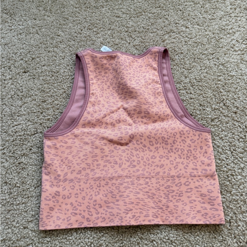Athleta Pink Leopard Tank Top - Picture 3 of 3